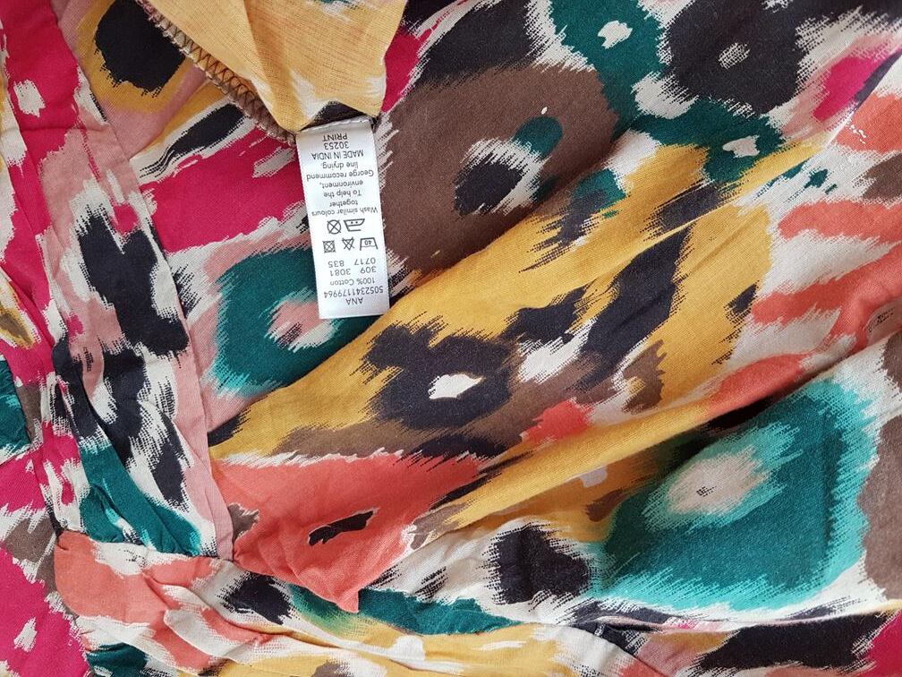 Moda at George Rozmiar 40 Kolor Żółty W serek Tunika Bluzka Bezrękawnik Materiał Bawełna 100% Moda at George Rozmiar 40 Kolor Żółty W serek Tunika Bluzka Bezrękawnik Materiał Bawełna 100%