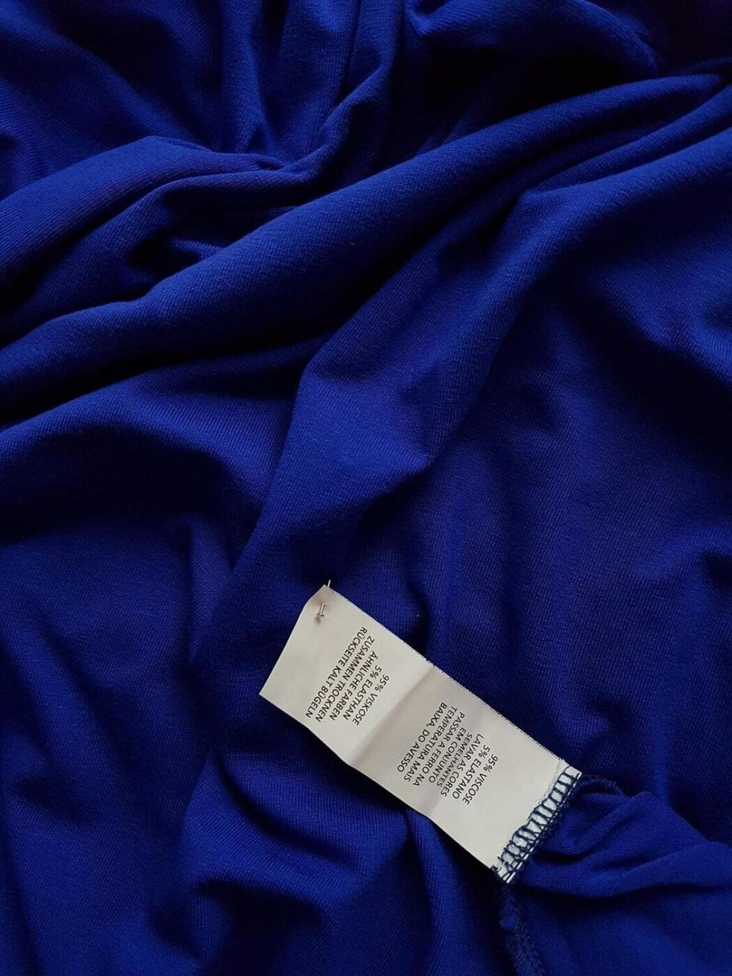 Rozmiar M Kolor Granatowy Dekolt U Sukienka Maxi Bezrękawnik Długa Materiał Wiskoza