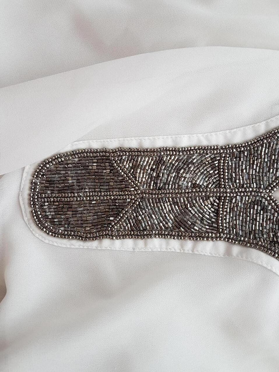 Vero moda Rozmiar L Kolor Biały W serek Tunika Bluzka Rękaw 3/4 Vero moda Rozmiar L Kolor Biały W serek Tunika Bluzka Rękaw 3/4