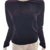 Laura ashley Rozmiar L Kolor Fioletowy Crew Neck Bluzka Długi rękaw