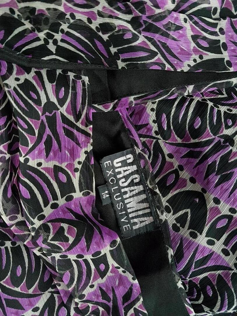Casamia Exclusive Rozmiar 14 (42) Kolor Fioletowy W serek Sukienka Maxi Bezrękawnik Długa Casamia Exclusive Rozmiar 14 (42) Kolor Fioletowy W serek Sukienka Maxi Bezrękawnik Długa