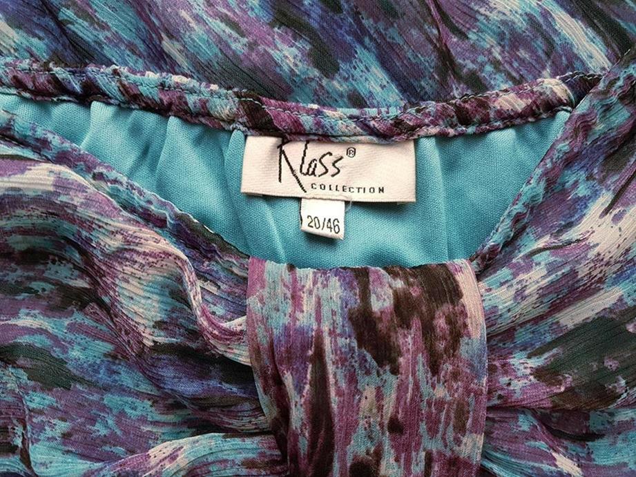 Klass Rozmiar 20/46 Kolor Niebieski Dekolt Serce Sukienka Maxi Bezrękawnik Długa Klass Rozmiar 20/46 Kolor Niebieski Dekolt Serce Sukienka Maxi Bezrękawnik Długa