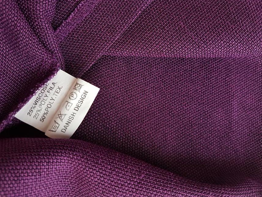 SOL-Design Rozmiar XL Kolor Fioletowy Okrągły dekolt Tunika Bluzka Bezrękawnik SOL-Design Rozmiar XL Kolor Fioletowy Okrągły dekolt Tunika Bluzka Bezrękawnik