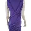 Monsoon Rozmiar 36 Kolor Fioletowy Okrągły dekolt Sukienka Bodycon Bezrękawnik Do Kolan