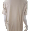 Zazar Rozmiar 42/44 Kolor Beżowy Crew Neck Bluzka Krótki rękaw Materiał Bawełna
