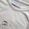 Zazar Rozmiar 42/44 Kolor Beżowy Crew Neck Bluzka Krótki rękaw Materiał Bawełna