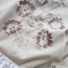 Zazar Rozmiar 42/44 Kolor Beżowy Crew Neck Bluzka Krótki rękaw Materiał Bawełna