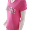 Aeropostale Rozmiar L Kolor Różowy Okrągły dekolt T-Shirt Krótki rękaw Materiał Bawełna