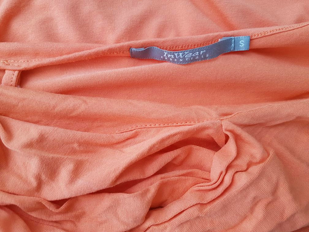 20180821_162159.jpg InWear Rozmiar S Kolor Pomarańczowy Dekolt Serce Bluzka Bezrękawnik Materiał Wiskoza