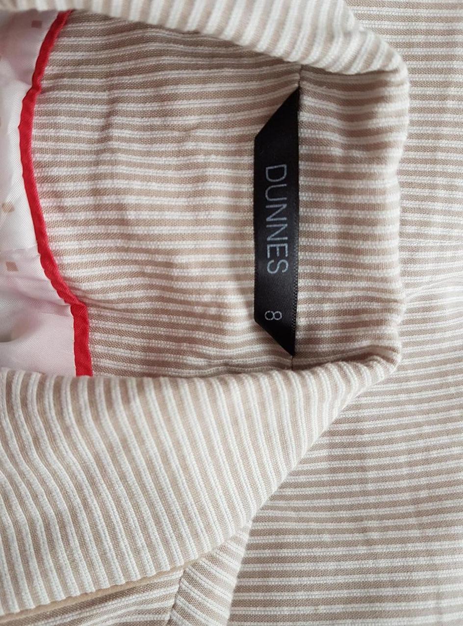 20180824_134807.jpg Dunnes Rozmiar 8 (36) Kolor Beżowy Kołnierz Żakiet z zapięciem Długi rękaw Materiał Bawełna