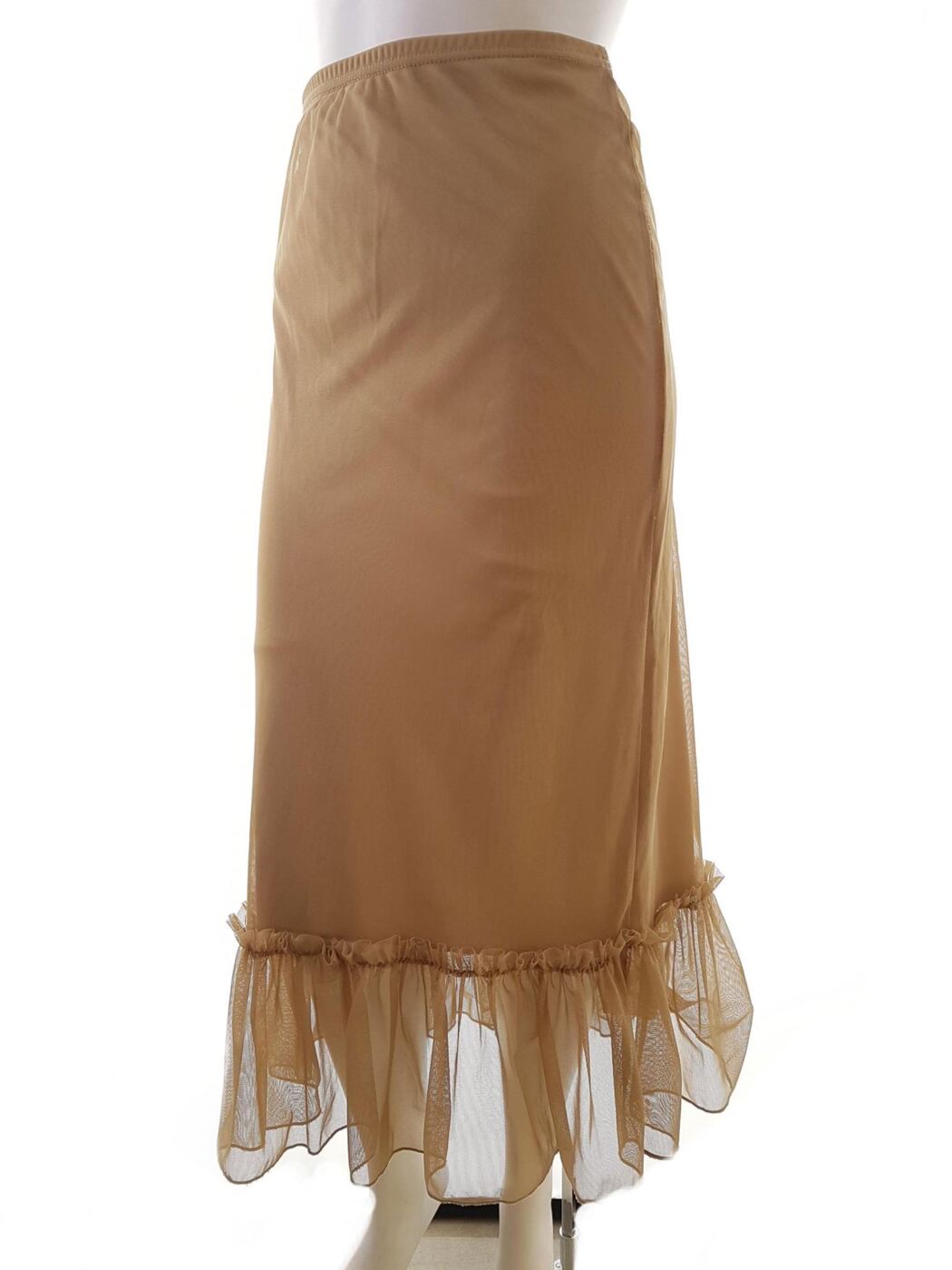 20180830_142643.jpg Ofelia Rozmiar XXL Kolor Beżowy Spódnica Maxi Długa