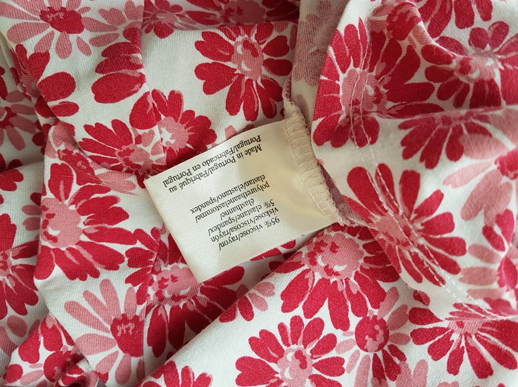 20180903_104705.jpg Laura ashley Rozmiar 34 Kolor Różowy W serek Bluzka Krótki rękaw Materiał Wiskoza