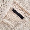 Dunnes Rozmiar XL Kolor Kremowy W serek Długi Otwarty Kardigan Rękaw 3/4 Materiał Akryl Otwarta dzianina
