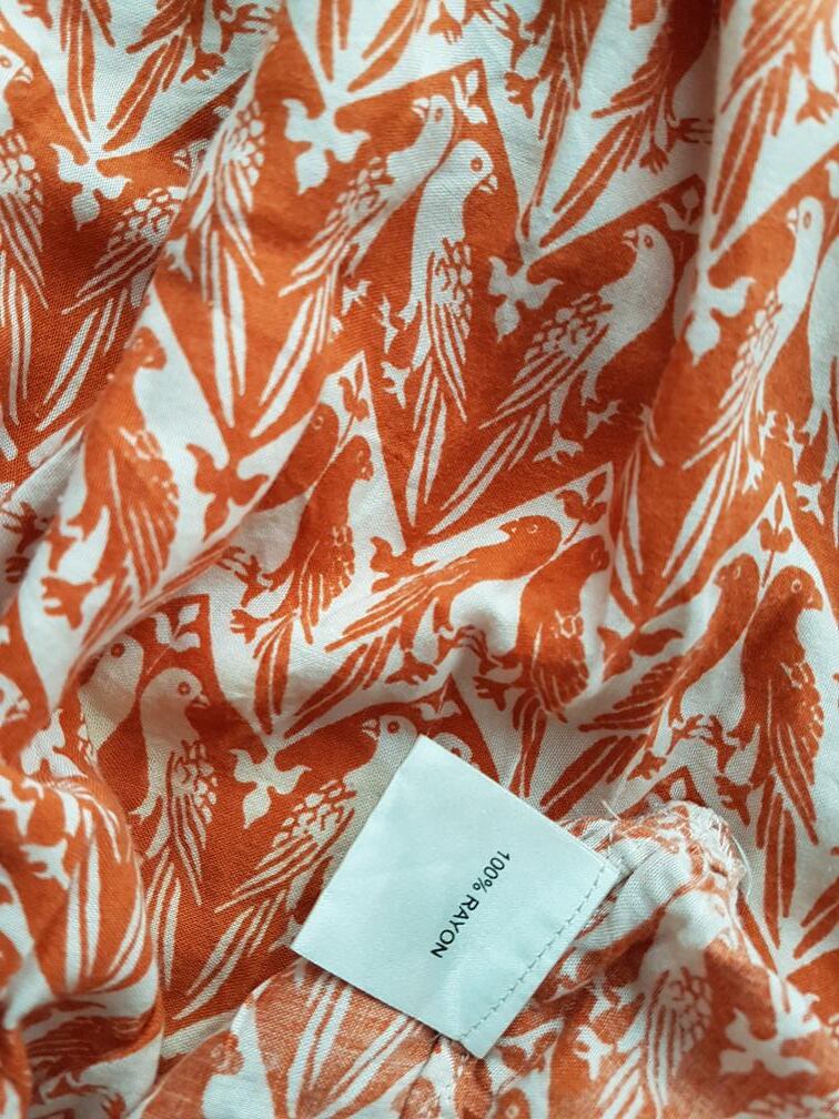 Kushi Rozmiar 8 (36) Kolor Pomarańczowy W serek Sukienka Maxi Bezrękawnik Długa Materiał Rayon 100% Kushi Rozmiar 8 (36) Kolor Pomarańczowy W serek Sukienka Maxi Bezrękawnik Długa Materiał Rayon 100%
