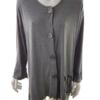 AKH Fashion Germany Rozmiar XXL Kolor Szary Crew Neck Długi Zapinany Kardigan Rękaw 3/4 Materiał Wiskoza Cienka dzianina