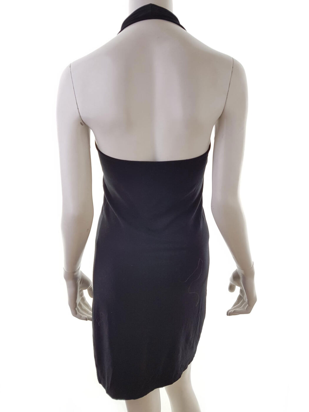 Ilse jacobsen hornbaek Rozmiar M Kolor Czarny Halter Sukienka Letnia Bezrękawnik Do Kolan Materiał Wiskoza Ilse jacobsen hornbaek Rozmiar M Kolor Czarny Halter Sukienka Letnia Bezrękawnik Do Kolan Materiał Wiskoza