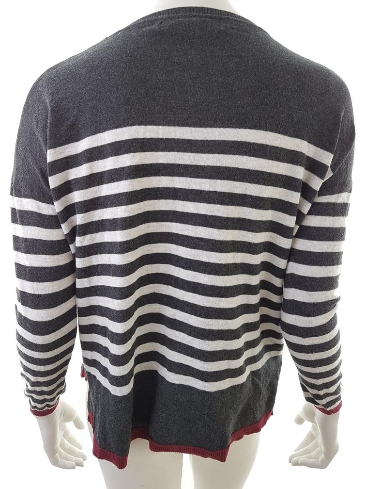 20180913_150942.jpg Mango Rozmiar S Kolor Szary Crew Neck Sweter Rękaw 3/4 Materiał Bawełna Cienka dzianina