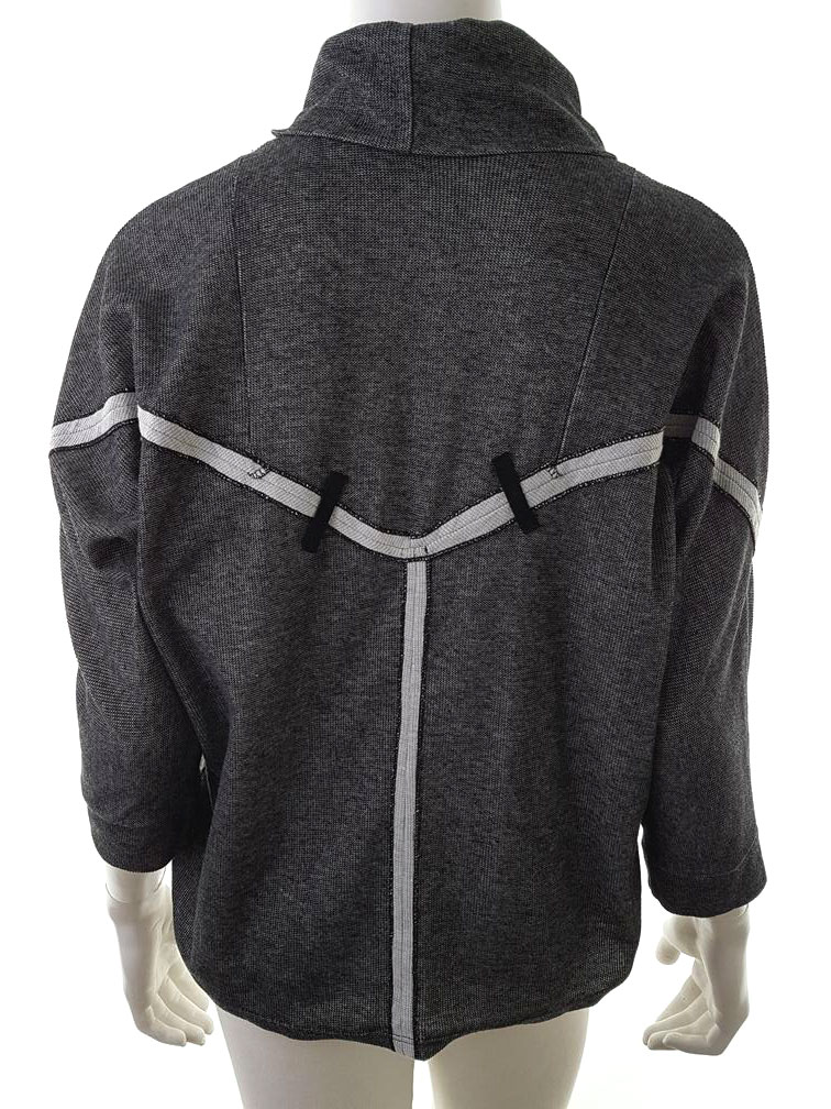 20180915_131324.jpg ME Rozmiar 2 Kolor Szary Golf Sweter Rękaw 3/4 Materiał Wiskoza
