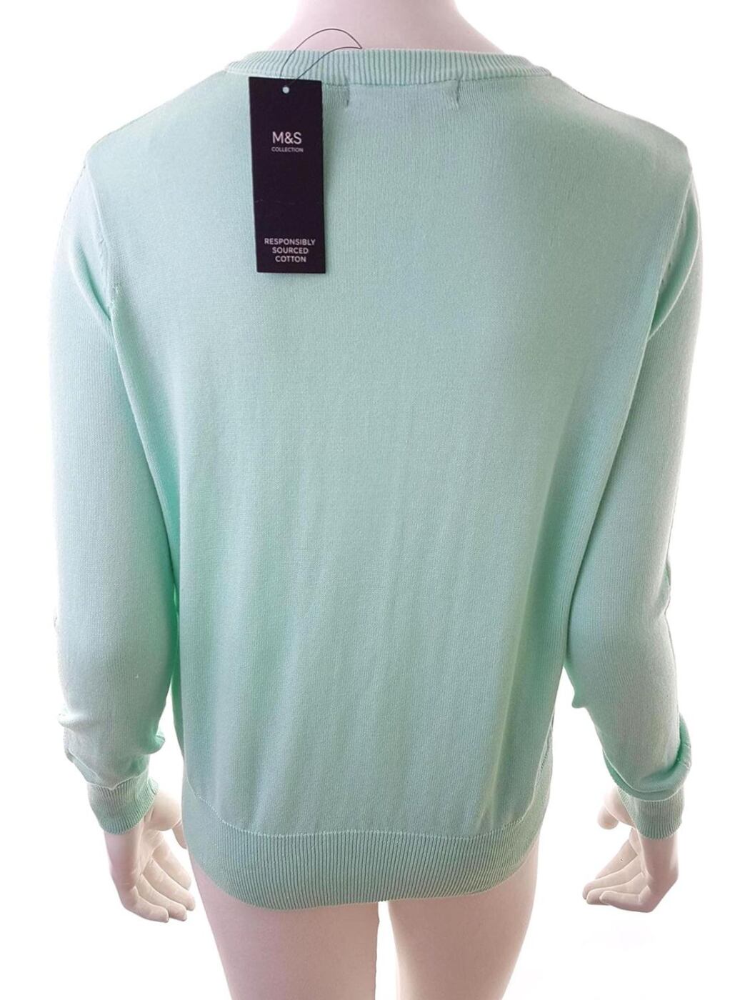 20180915_131824.jpg Rozmiar 38 Kolor Turkusowy Crew Neck Kardigan Zapinany Długi rękaw Materiał Bawełna 100% Cienka dzianina