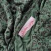STELLA NOVA Rozmiar XL Kolor Zielony Głęboki Serek Sukienka Zawijana Krótki rękaw Midi Materiał Rayon 100%