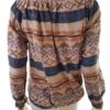 Vero moda Rozmiar S Kolor Niebieski Okrągły dekolt Bluzka Długi rękaw