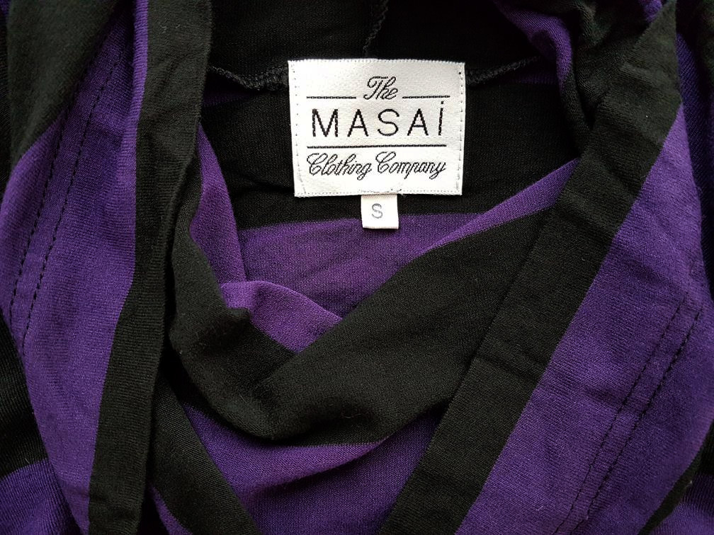 The Masai Rozmiar S Kolor Czarny Crew Neck Sukienka Sweterkowa Rękaw 3/4 Do Kolan Materiał Wiskoza The Masai Rozmiar S Kolor Czarny Crew Neck Sukienka Sweterkowa Rękaw 3/4 Do Kolan Materiał Wiskoza