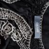 Culture Rozmiar M Kolor Czarny Split Crew Neck Sukienka A-Line Krótki rękaw Do Kolan Materiał Bawełna 100%