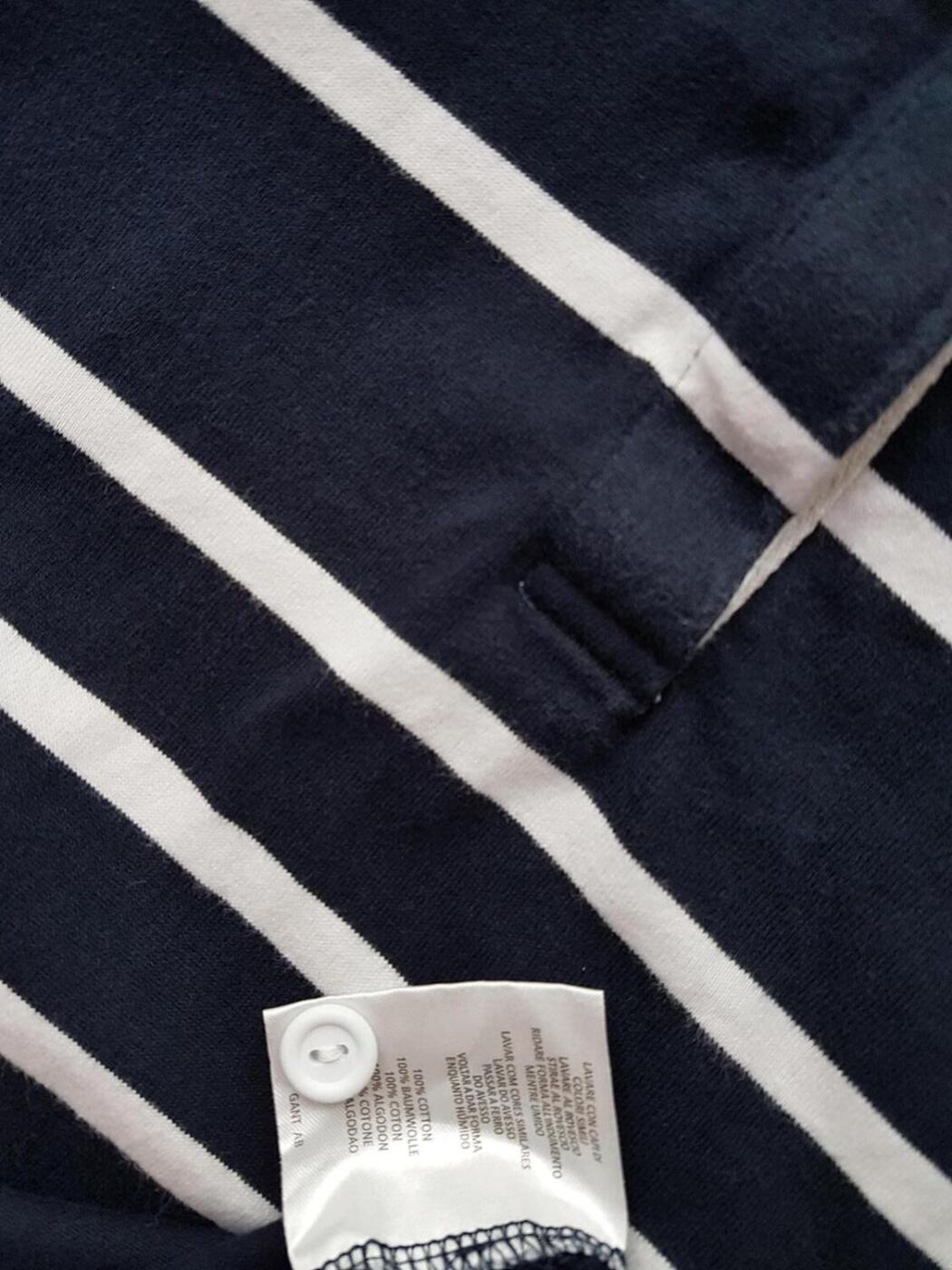 Gant Rozmiar L Kolor Granatowy Kołnierz Sukienka Koszulowa Rękaw 3/4 Krótka Materiał Bawełna 100% Gant Rozmiar L Kolor Granatowy Kołnierz Sukienka Koszulowa Rękaw 3/4 Krótka Materiał Bawełna 100%