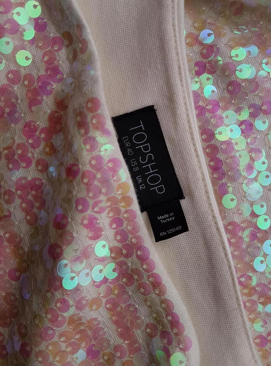 20180926_161132.jpg Topshop Rozmiar 40 Kolor Kremowy Spódnica Mini Krótka Materiał Wiskoza
