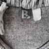 B Vintage Rozmiar XL Kolor Szary Okrągły dekolt Sweter Długi rękaw Materiał Akryl Gruba dzianina
