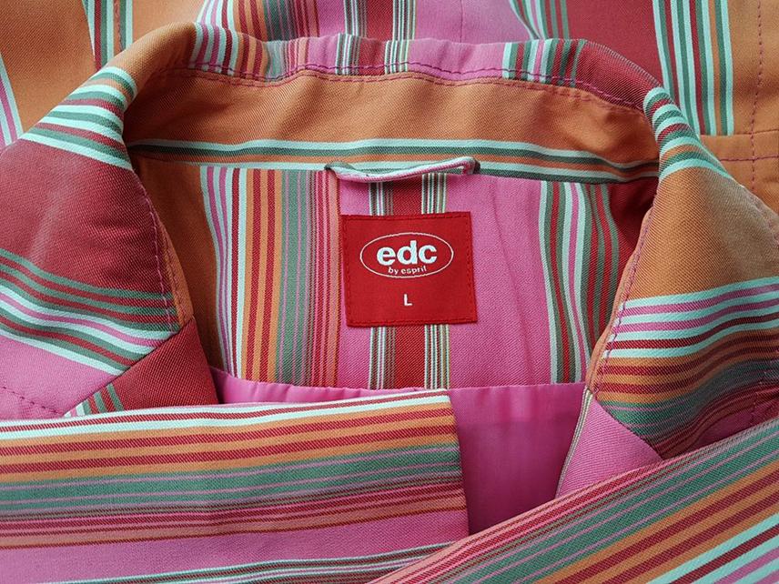 20181002_143355.jpg EDC by Esprit Rozmiar L Kolor Różowy Kołnierz Żakiet z zapięciem Długi rękaw