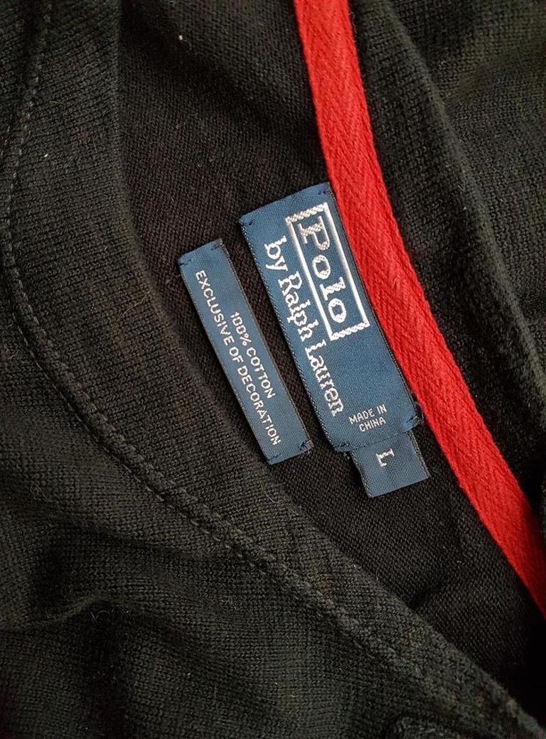 20181004_162608.jpg Polo Ralph Lauren Rozmiar L Kolor Czarny Męski Sweter Długi rękaw Materiał Bawełna 100%