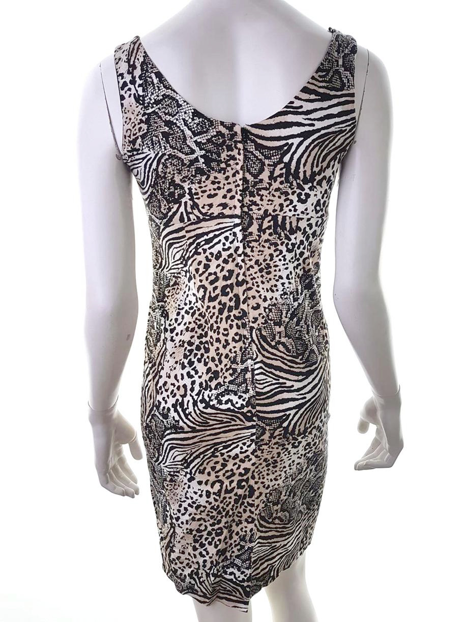 Wallis Rozmiar 10 (38) Kolor Beżowy Odkryte Ramiona Sukienka Bodycon Bezrękawnik Do Kolan Materiał Bawełna Wallis Rozmiar 10 (38) Kolor Beżowy Odkryte Ramiona Sukienka Bodycon Bezrękawnik Do Kolan Materiał Bawełna