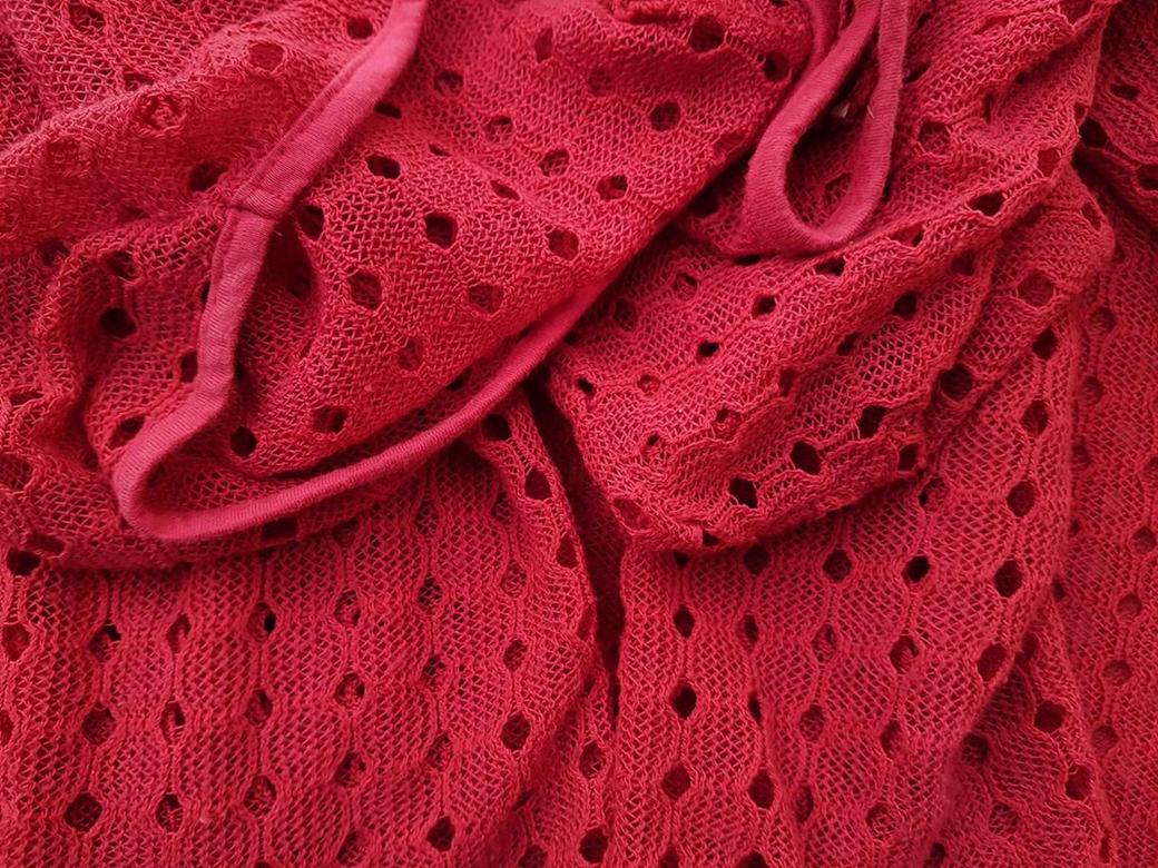 Vero moda Rozmiar L Kolor Różowy Okrągły dekolt Tunika Bluzka Dzianina Rękaw 3/4