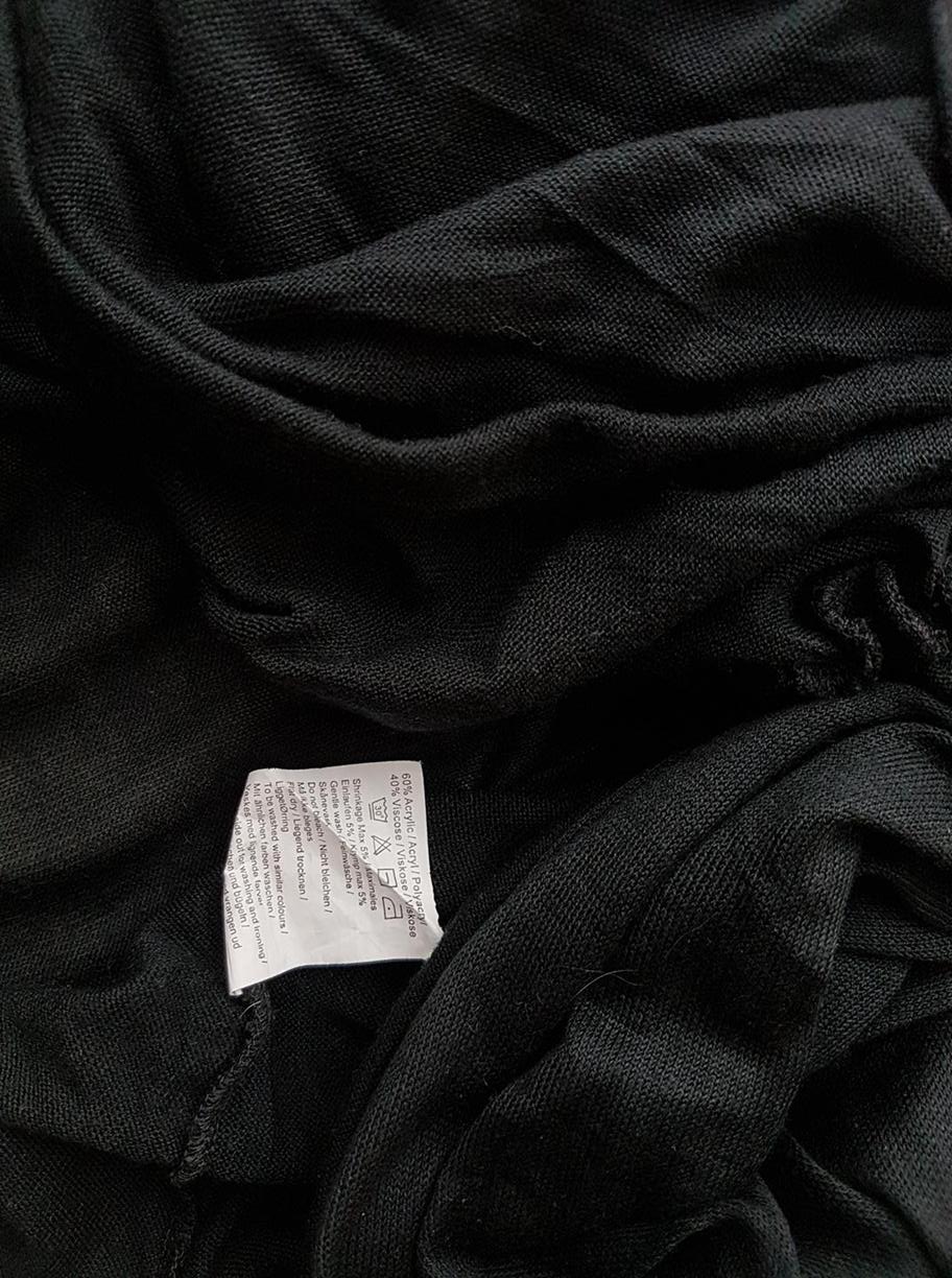 20181005_153634.jpg Vila Rozmiar S Kolor Czarny W serek Długi Otwarty Kardigan Długi rękaw Materiał Akryl Cienka dzianina