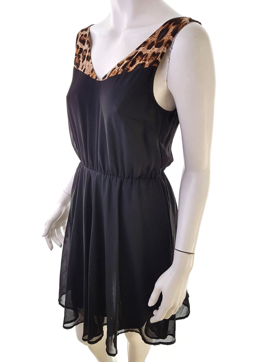 Only Rozmiar 36 Kolor Czarny W serek Sukienka Sheath Bezrękawnik Do Kolan Only Rozmiar 36 Kolor Czarny W serek Sukienka Sheath Bezrękawnik Do Kolan