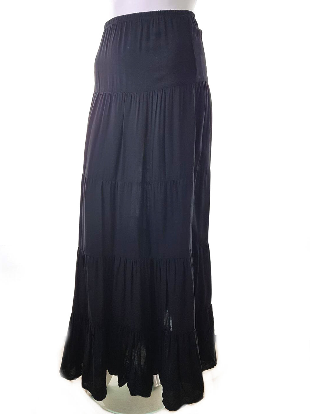 20181008_161810.jpg Joan Vass Rozmiar M Kolor Czarny Spódnica Maxi Długa Materiał Rayon 100%