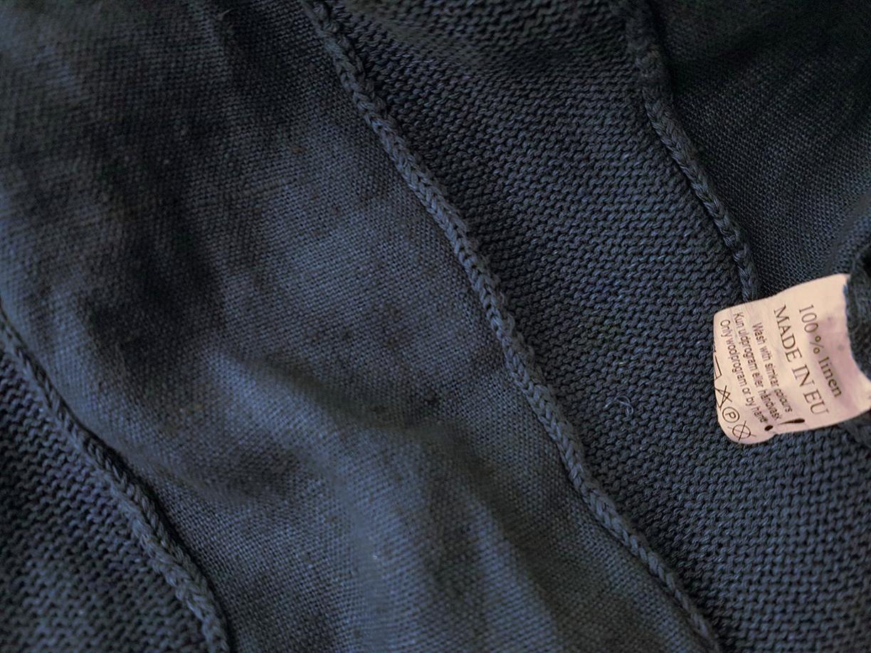 Haugland Rozmiar L Kolor Niebieski Okrągły dekolt Sukienka Tank Top Bezrękawnik Midi Materiał Len 100% Haugland Rozmiar L Kolor Niebieski Okrągły dekolt Sukienka Tank Top Bezrękawnik Midi Materiał Len 100%