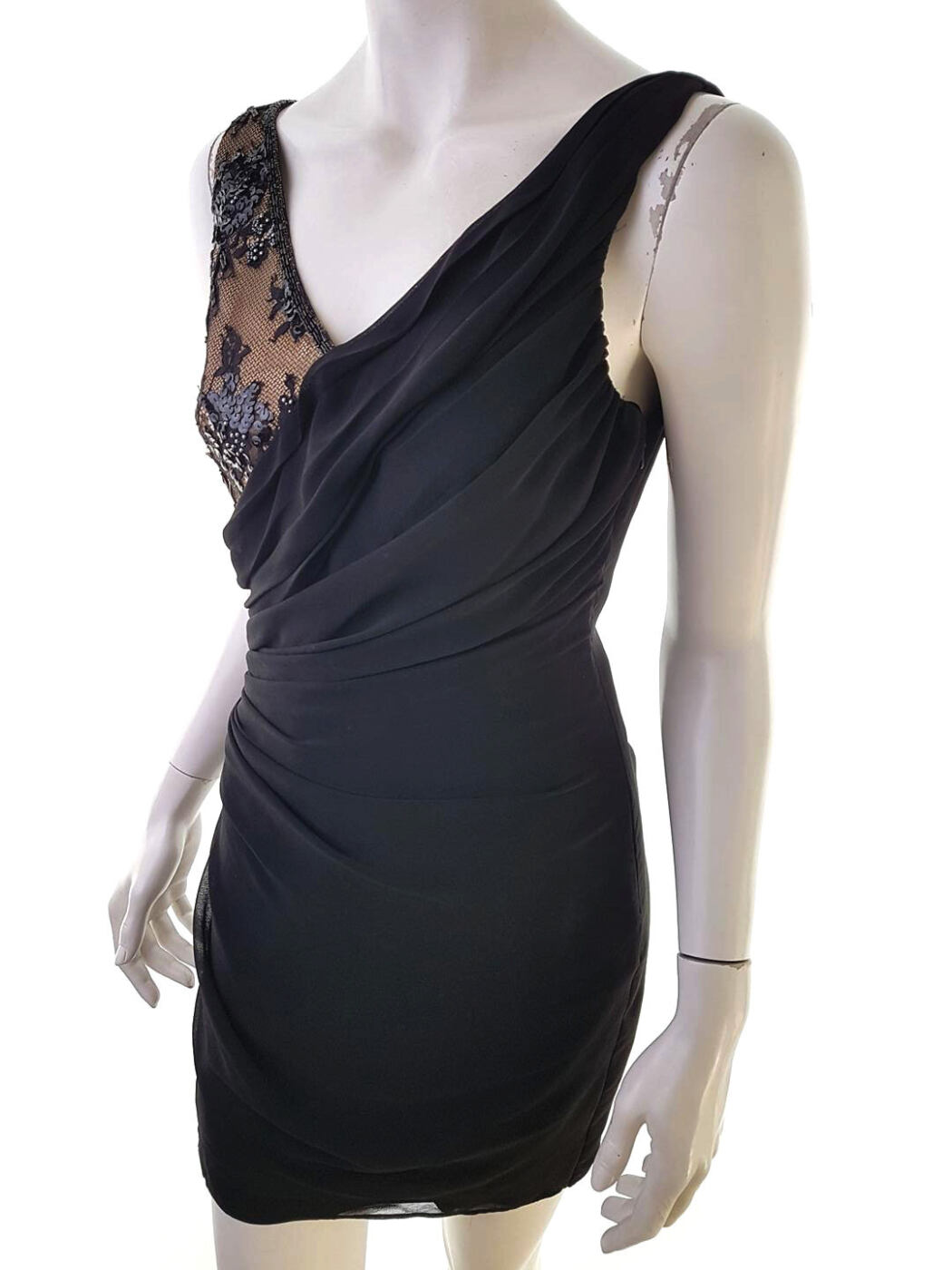 Kate Moss topshop Rozmiar 38 Kolor Czarny W serek Sukienka Bodycon Bezrękawnik Krótka Kate Moss topshop Rozmiar 38 Kolor Czarny W serek Sukienka Bodycon Bezrękawnik Krótka