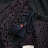 Hollister Rozmiar XS Kolor Czarny Okrągły dekolt Tunika Bluzka Rękaw 3/4 Materiał Wiskoza 100%