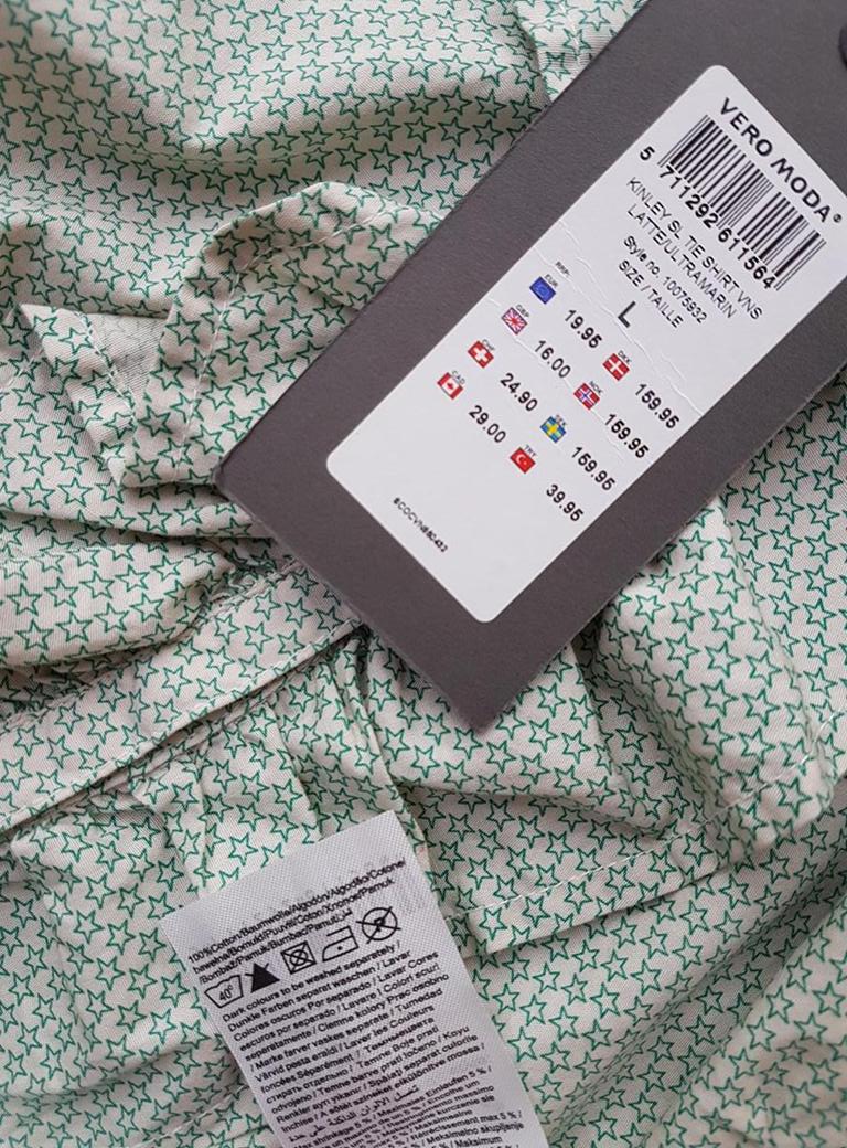 20181012_132135.jpg Vero moda Rozmiar L Kolor Zielony W serek Bluzka Bezrękawnik Materiał Bawełna 100%