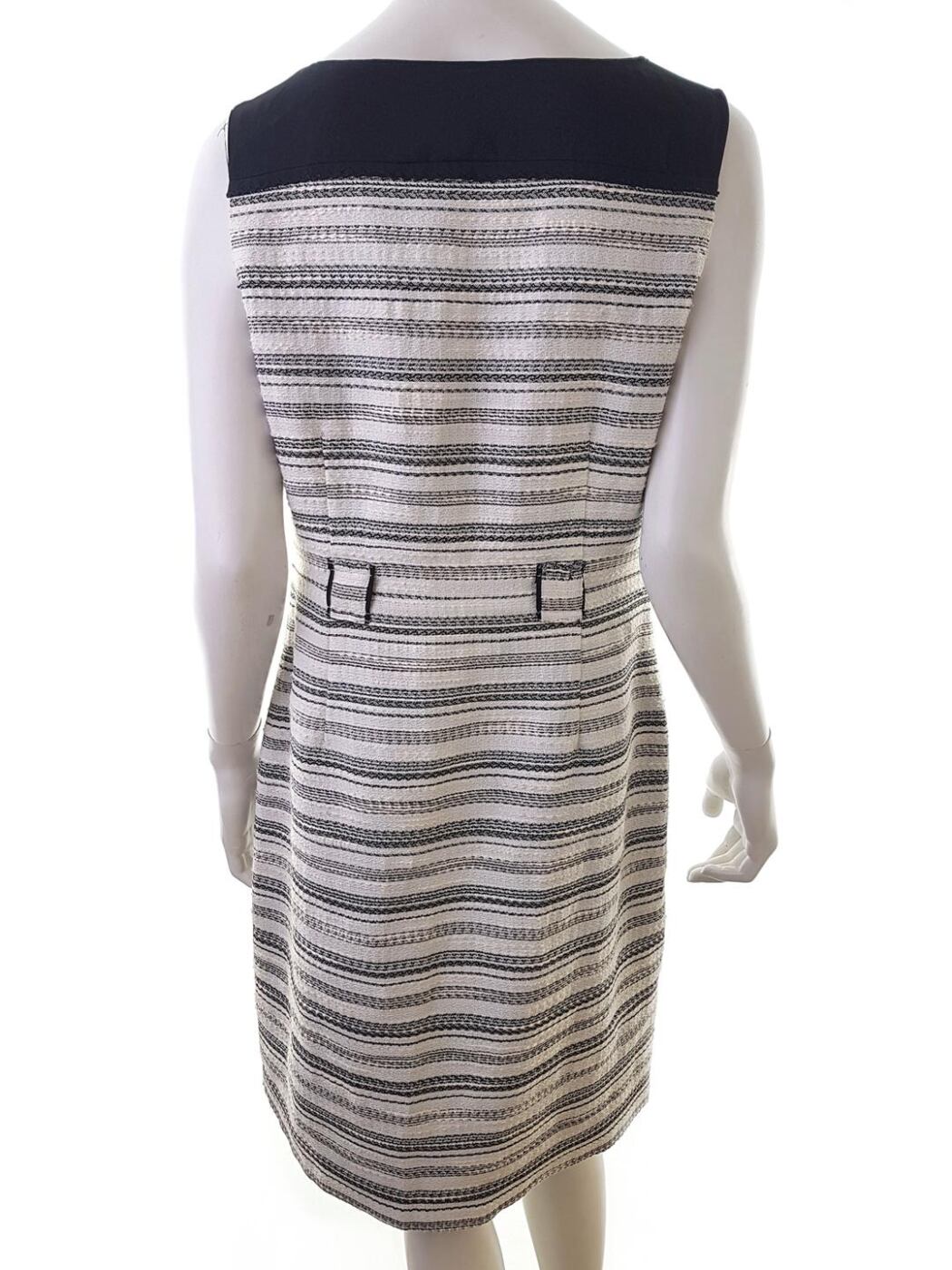 Monsoon Rozmiar 42 Kolor Kremowy Okrągły dekolt Sukienka Sheath Bezrękawnik Midi Monsoon Rozmiar 42 Kolor Kremowy Okrągły dekolt Sukienka Sheath Bezrękawnik Midi