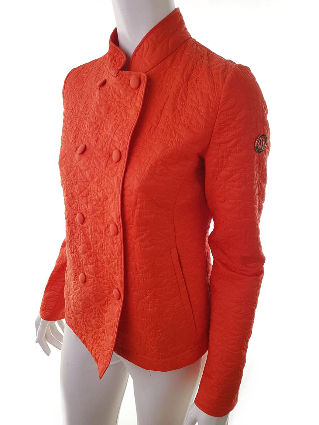 20181015_101638.jpg AJ ARMANI JEANS Rozmiar 42 Kolor Pomarańczowy Kurtka Długi rękaw