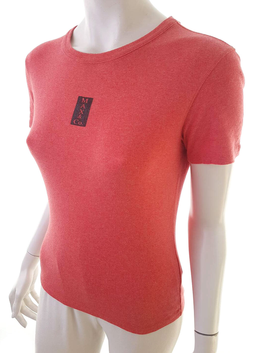 20181015_143205.jpg Rozmiar M Kolor Różowy Crew Neck T-Shirt Krótki rękaw Materiał Bawełna 100%
