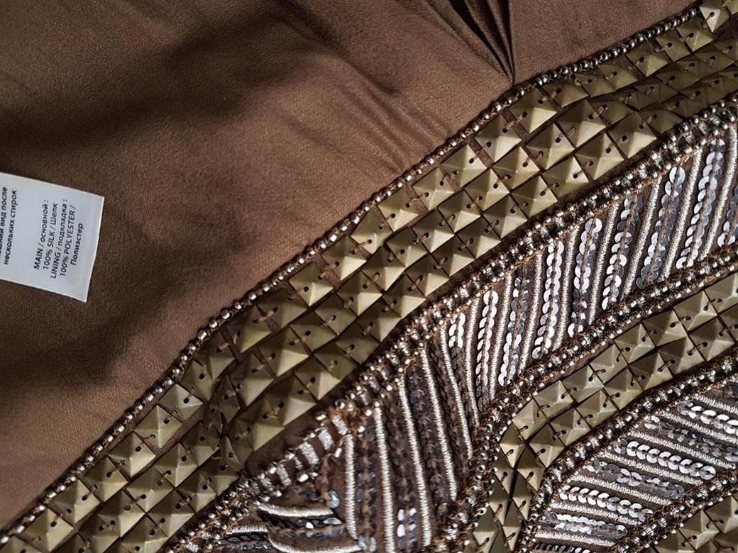 Monsoon Rozmiar 40 Kolor Brązowy Halter Sukienka Maxi Bezrękawnik Długa Materiał Jedwab 100% Monsoon Rozmiar 40 Kolor Brązowy Halter Sukienka Maxi Bezrękawnik Długa Materiał Jedwab 100%