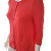 J by Jasper Conran Rozmiar 12 (40) Kolor Pomarańczowy Crew Neck Kardigan Zapinany Rękaw 3/4 Materiał Wiskoza Cienka dzianina