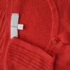 J by Jasper Conran Rozmiar 12 (40) Kolor Pomarańczowy Crew Neck Kardigan Zapinany Rękaw 3/4 Materiał Wiskoza Cienka dzianina