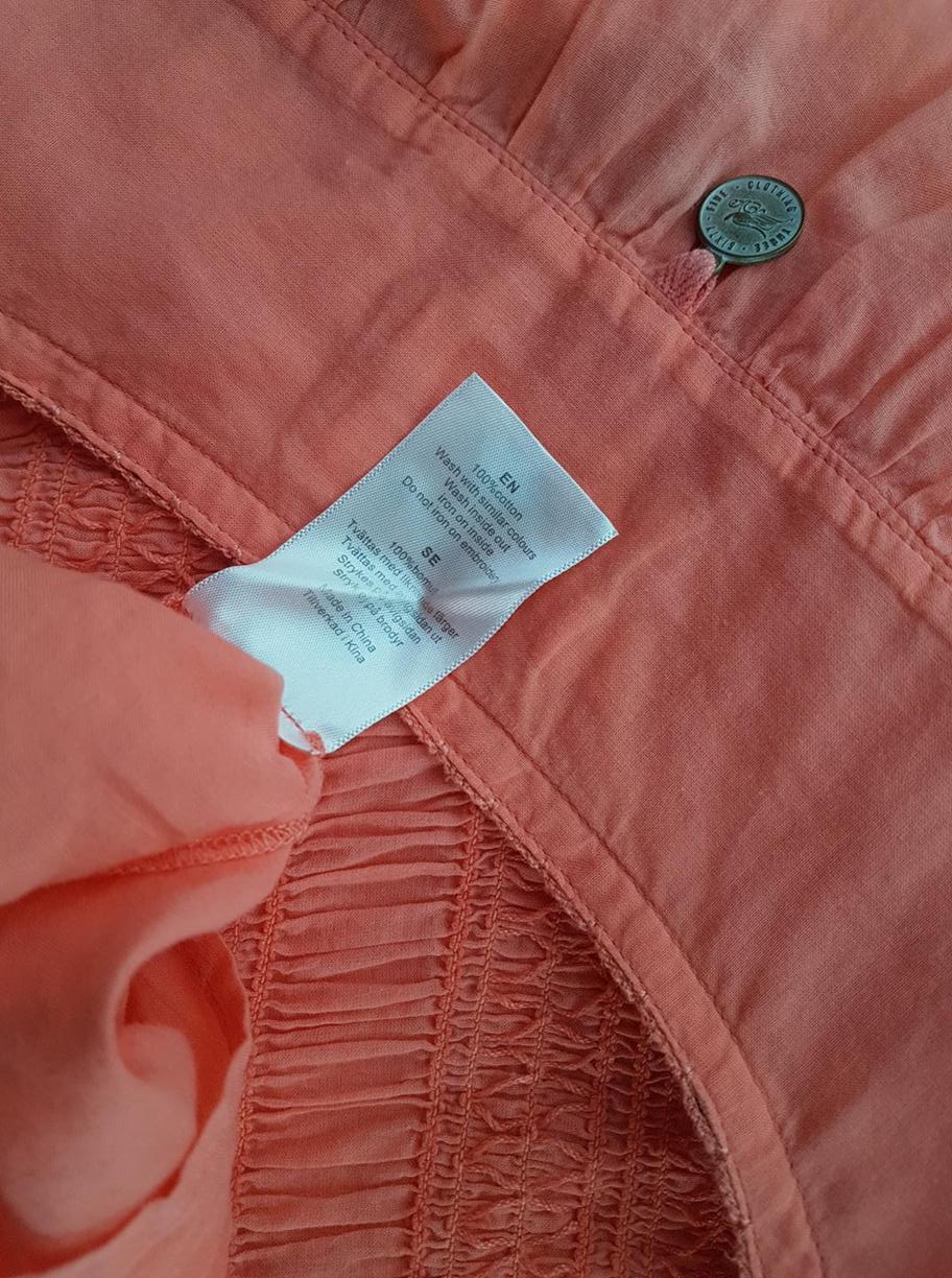 20181019_135218.jpg 365 Rozmiar M Kolor Różowy Split Crew Neck Bluzka Peplum Krótki rękaw Materiał Bawełna 100%