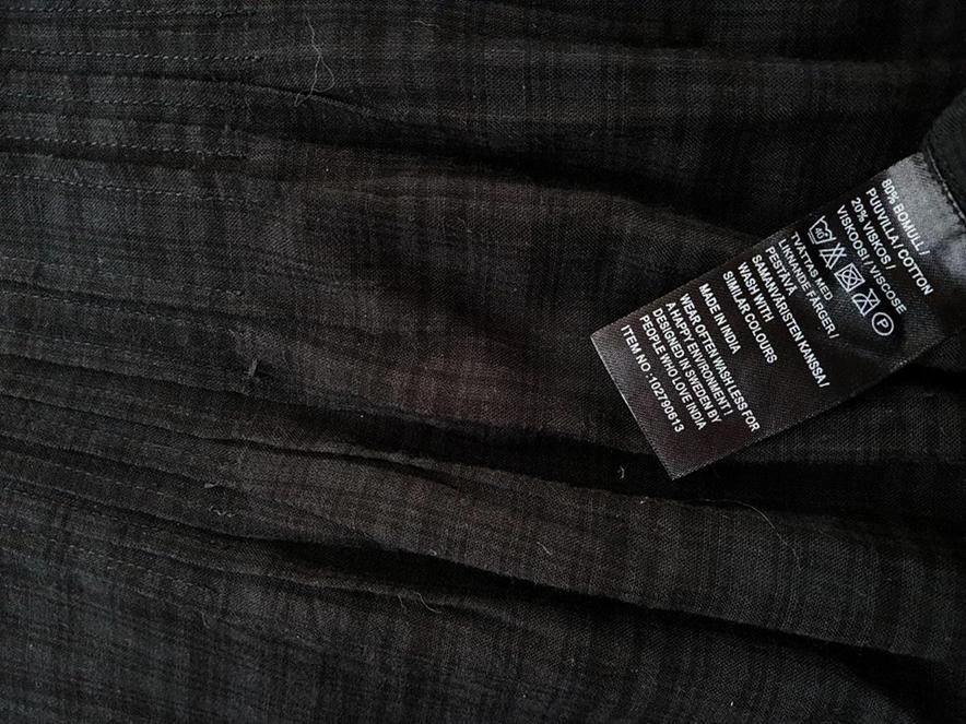 Indiska Rozmiar XL Kolor Czarny Dekolt U Sukienka Prostokątna Bezrękawnik Midi Materiał Bawełna Indiska Rozmiar XL Kolor Czarny Dekolt U Sukienka Prostokątna Bezrękawnik Midi Materiał Bawełna