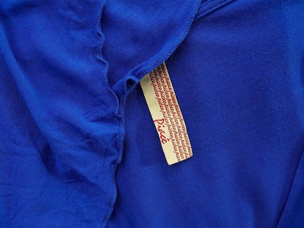 Piace Rozmiar M Kolor Niebieski W serek Sukienka Sheath Bezrękawnik Do Kolan Materiał Rayon 100% Piace Rozmiar M Kolor Niebieski W serek Sukienka Sheath Bezrękawnik Do Kolan Materiał Rayon 100%